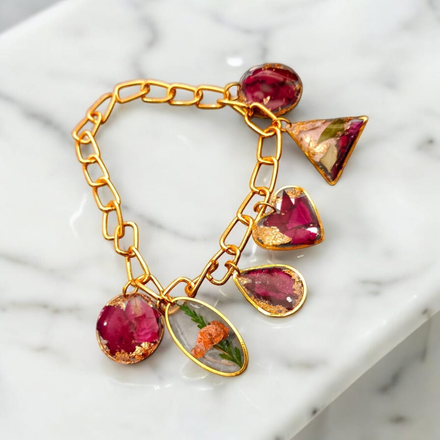 Handmade bracelet for real Rose