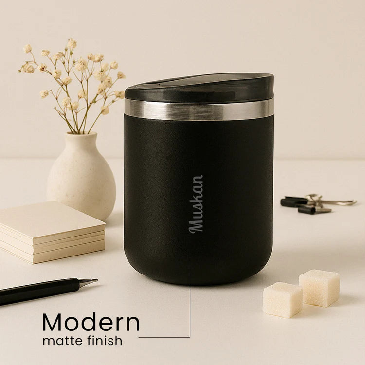Personalized Black Coffee Mug