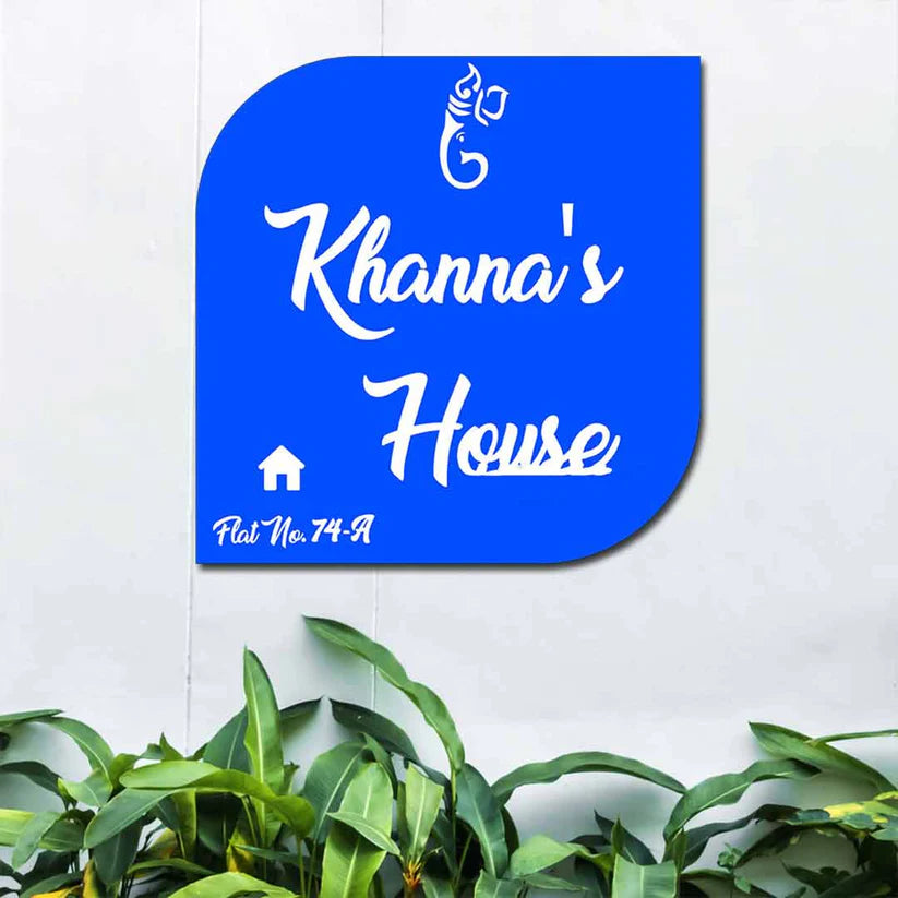 Customized Sublimation Home Name Plates