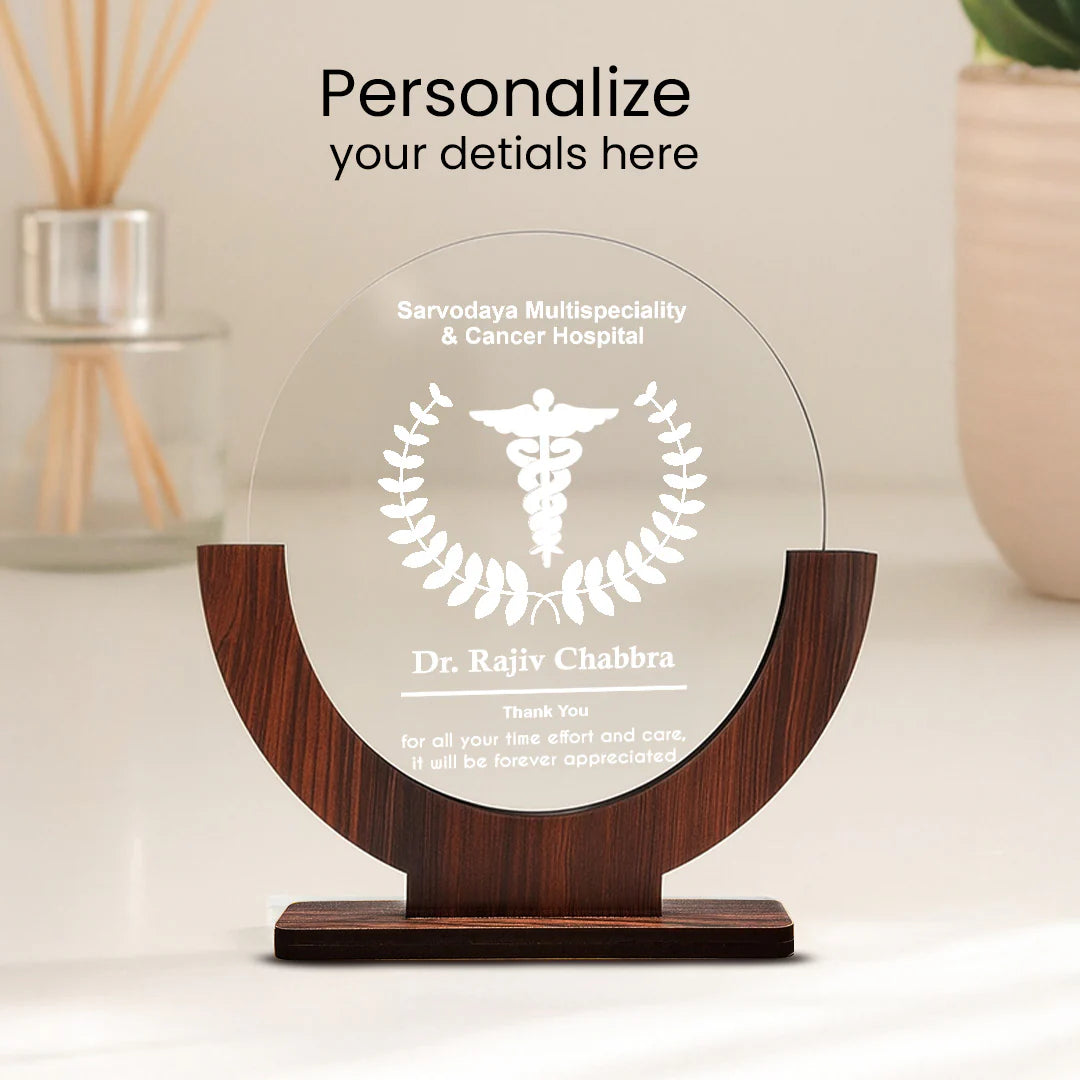 Personalized Doctor Appreciation LED Lamp
