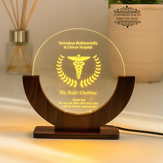 Personalized Doctor Appreciation LED Lamp