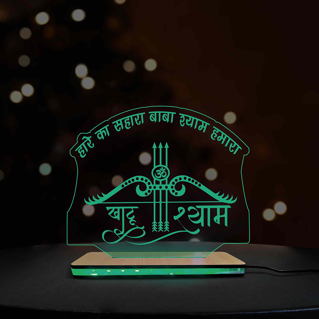 3d Acrylic Khatu Shyam LED Lamp