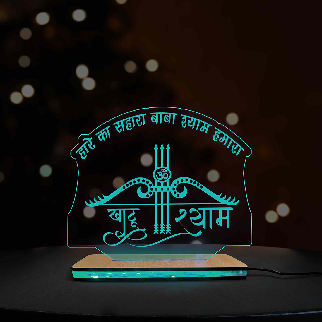 3d Acrylic Khatu Shyam LED Lamp