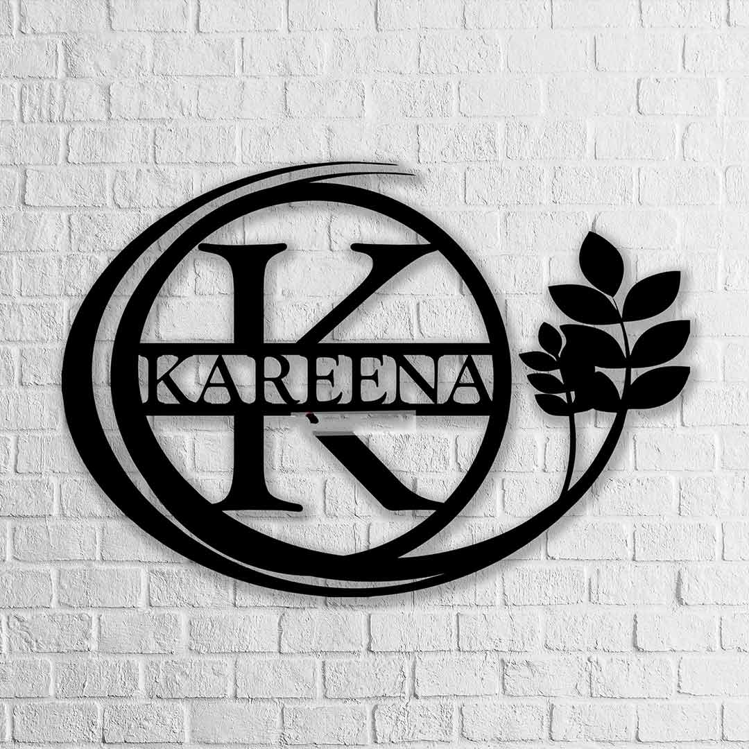 PERSONALIZED BIRDS WOODEN LETTER MONOGRAM