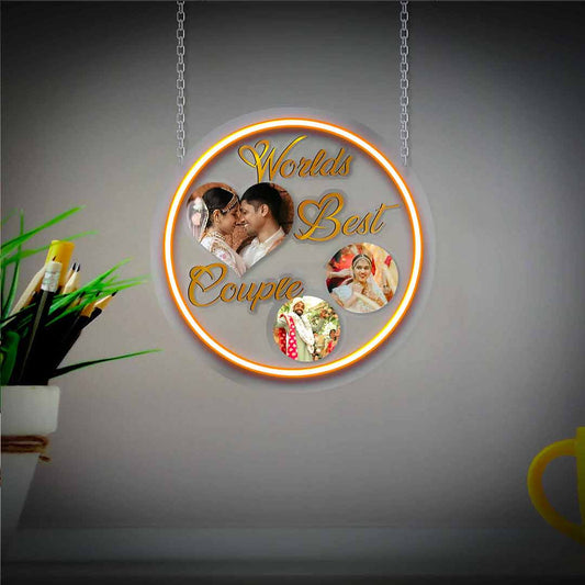 PERSONALIZED NEON LED HANGER FOR BIRTHDAY