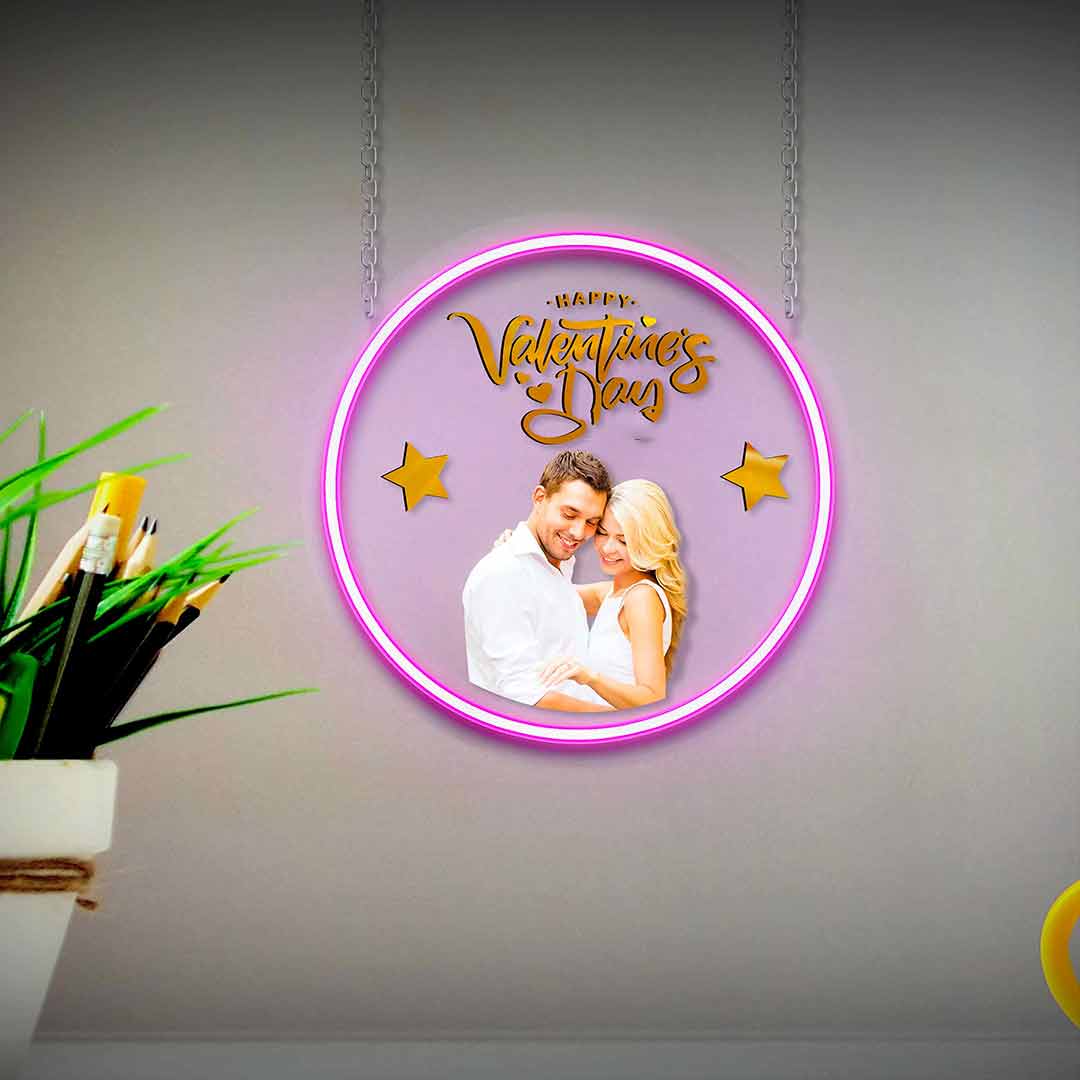 PERSONALIZED NEON LED HANGER FOR BIRTHDAY