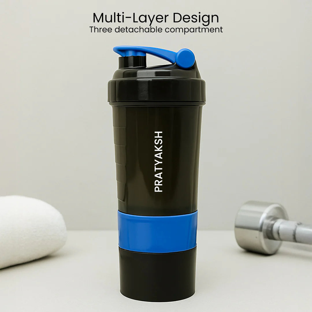 Personalized Spider Shaker Bottle 500ml –Multi-Piece Design for Protein & Workouts