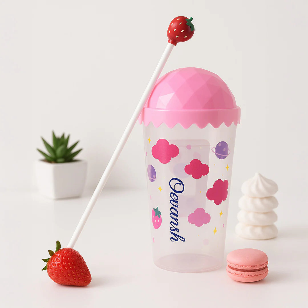 Personalized Kids Space-Themed Sipper Cup