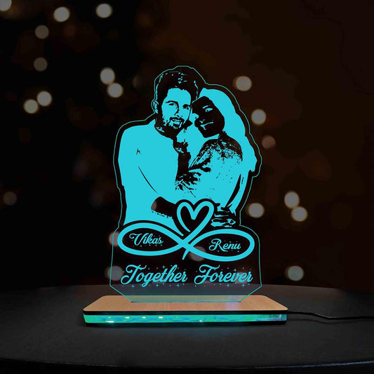 3D Acrylic Multi-Led Table Lamp For True Lovers