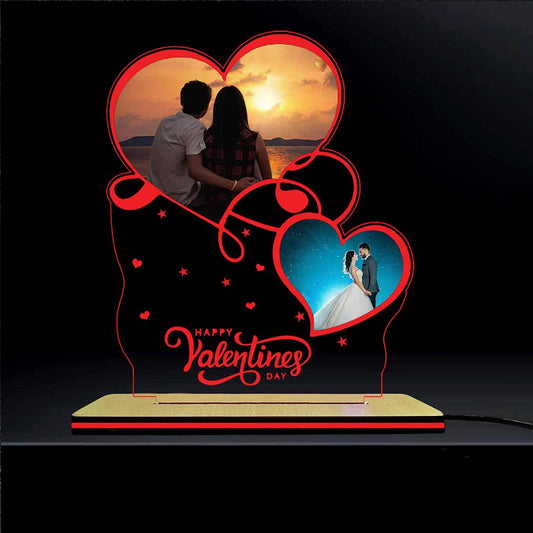 Acrylic Multi-Led Table Lamp For Valentine Day