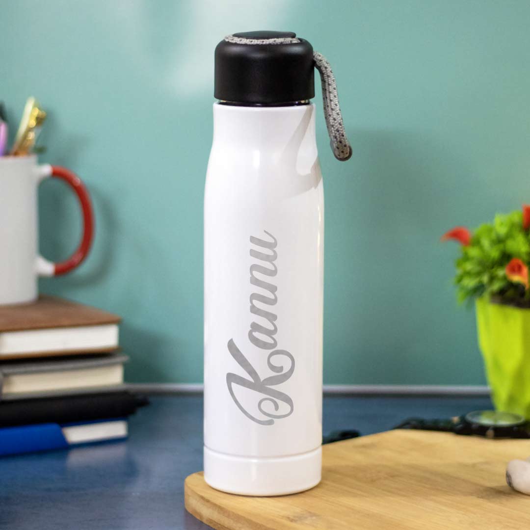 Buy Customized Thermosteel Hot & Cold Water Bottles at Best Price(500 ml)