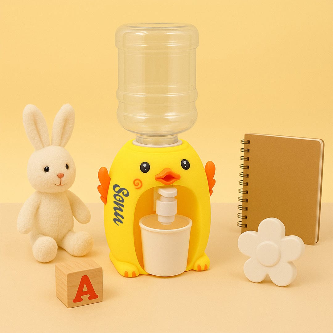 Customize Cute Kids' Water Dispenser with clay.