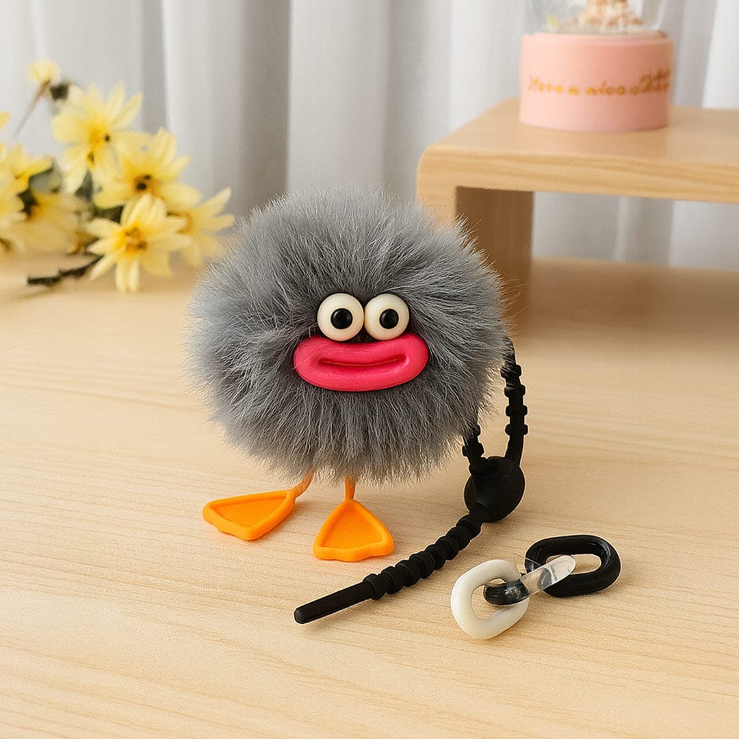 Fluffy Duck Bag Charm.