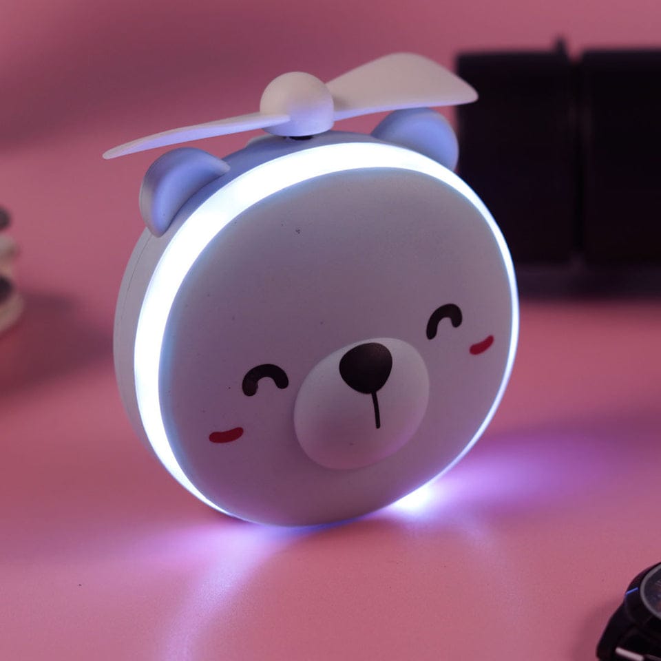 Customise Mini Usb Fan With Mirror And Led