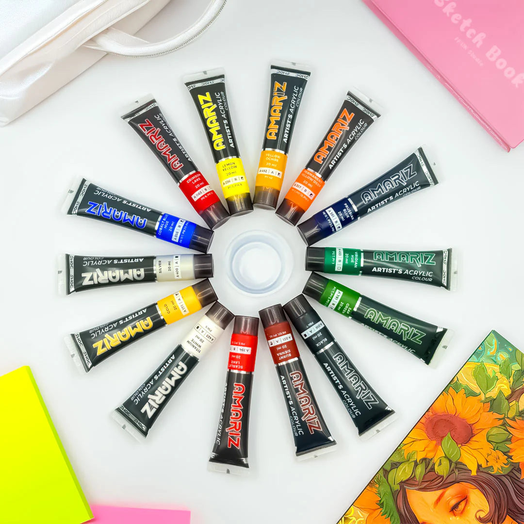 Personalized Doms Artist Amariz Acrylic Colors set