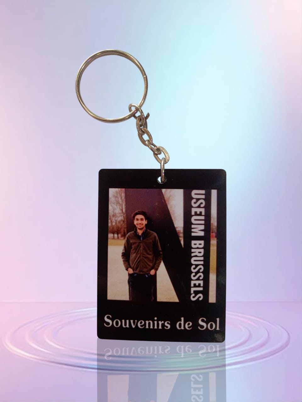 Personalized photo printed with name kaychain