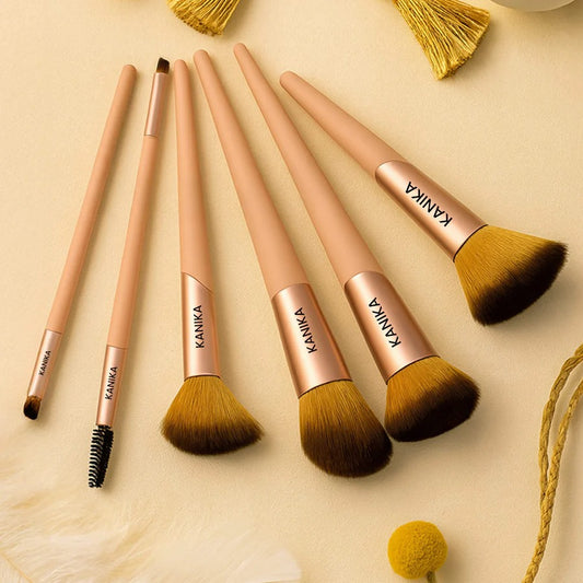 Glam 21 Makeup Brushes - Set of 6.