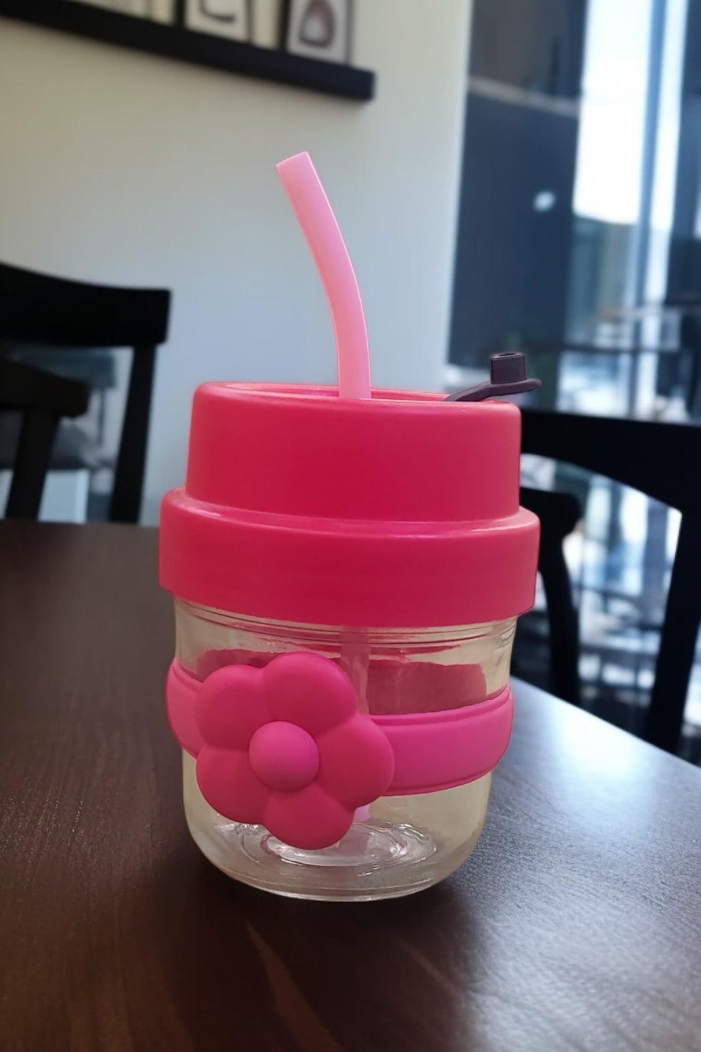 Customize  pink sipper mug
