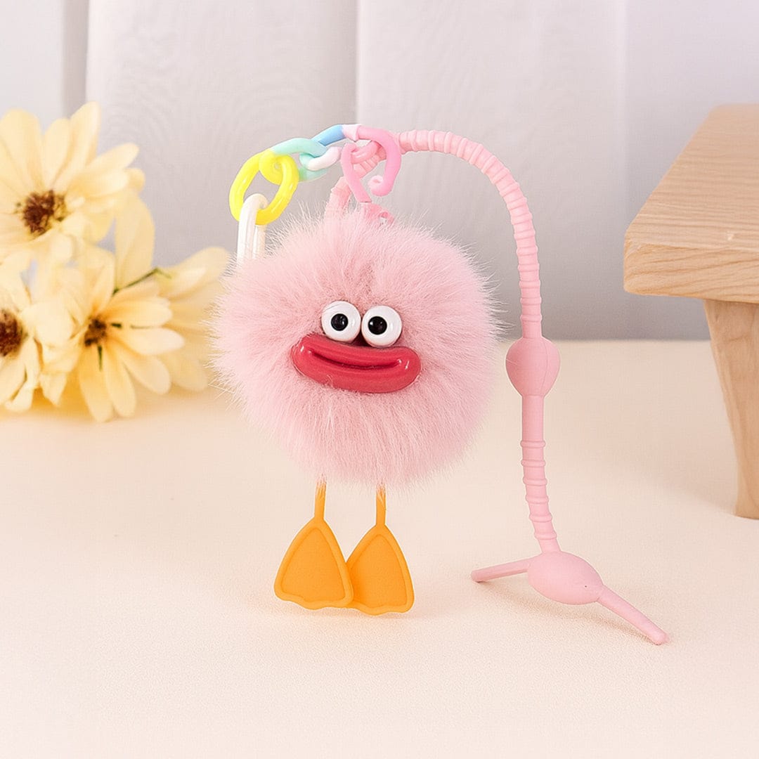 Fluffy Duck Bag Charm.