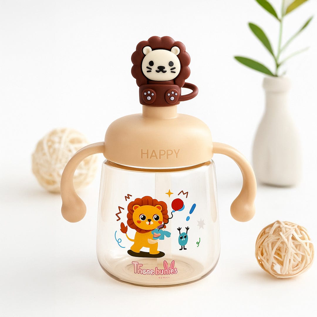 Personalized Baby Sipper Cup with Lion Design