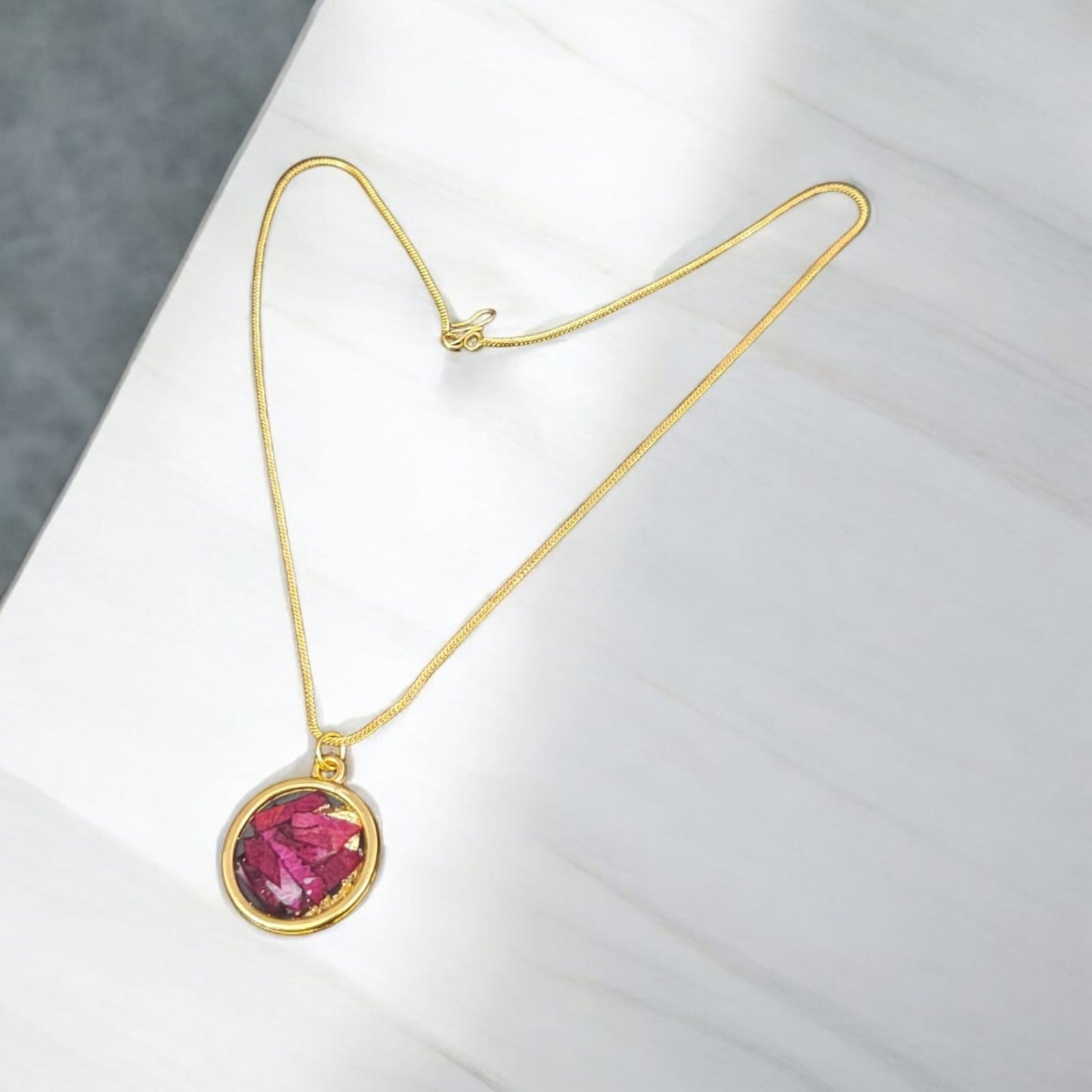 Drop Pending With Real Rose