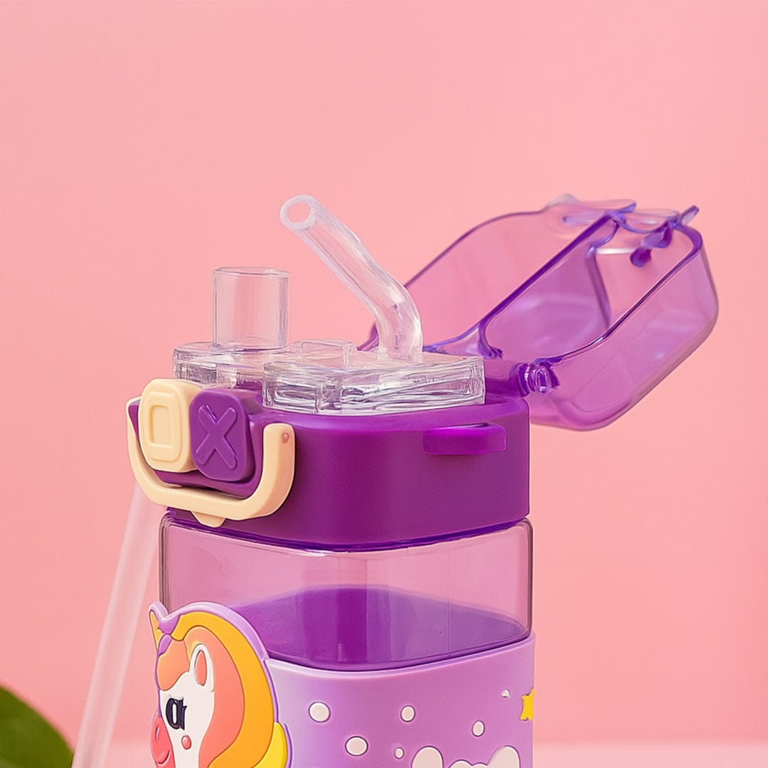 Personalized Kids Water Bottle - Cartoon design