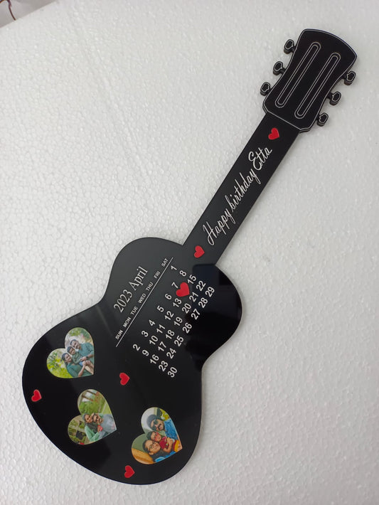 Sublimation Guitar with calendar