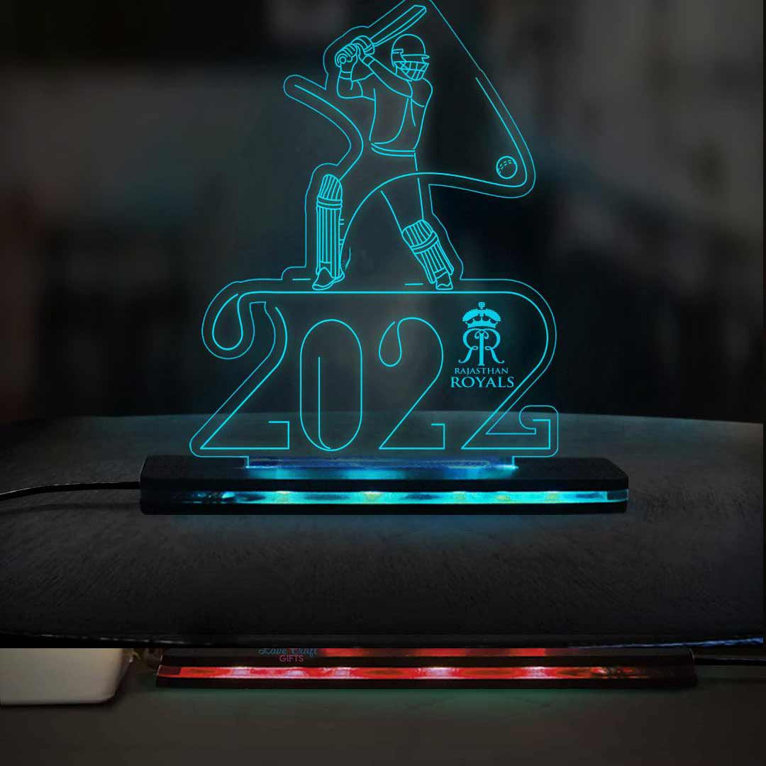 3d Acrylic Indian Premier League LED Lamp