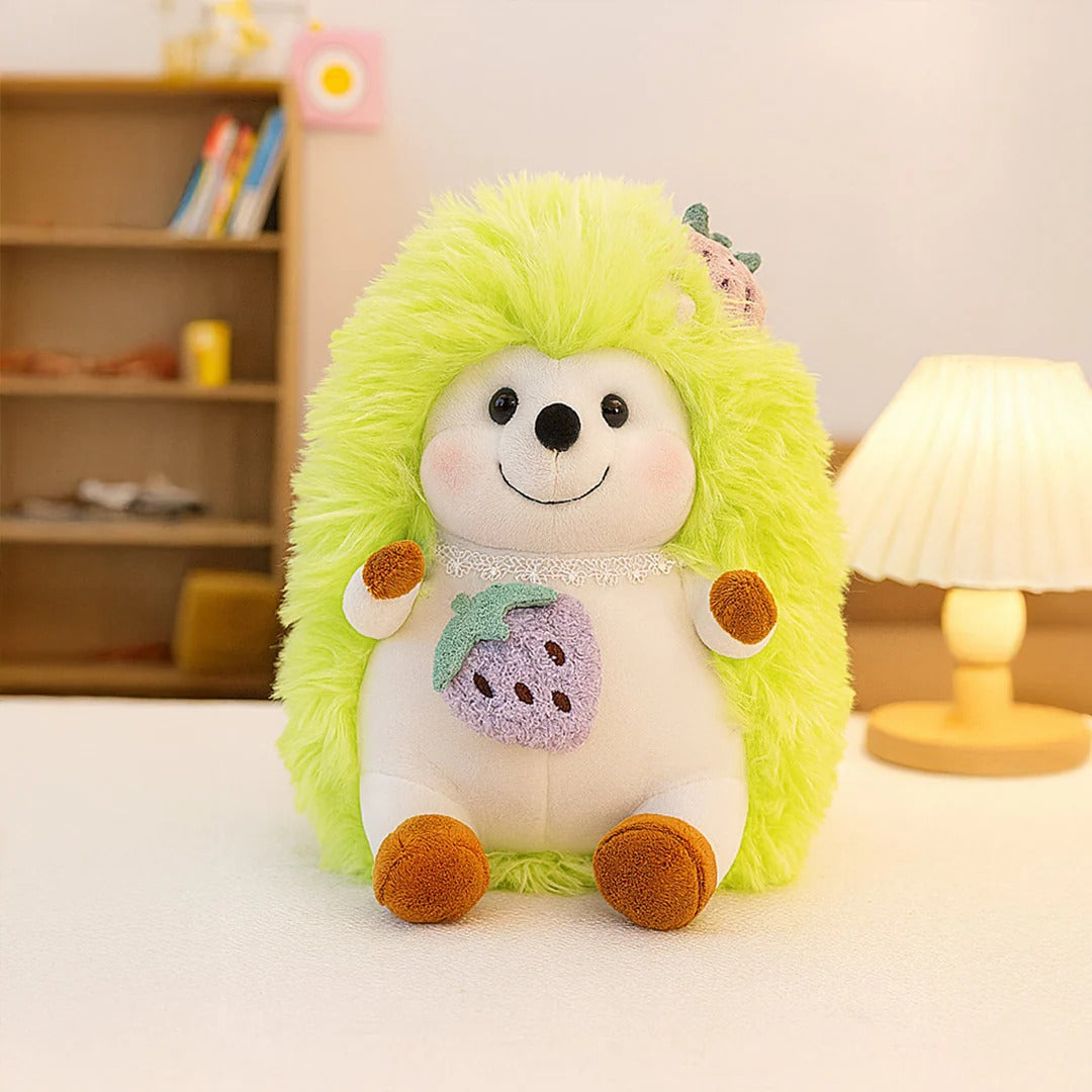 Colorful Fruit Hedgehog Plush Toy.