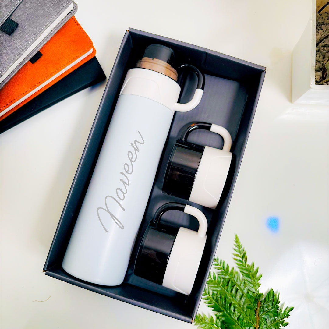 Heavy quality flask set