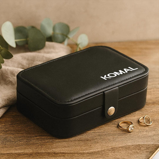 Personalized Black Jewellery Box big size