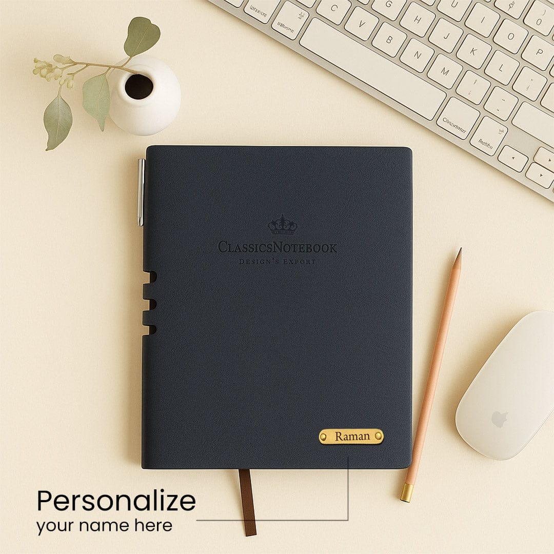 Customize diary with pen.