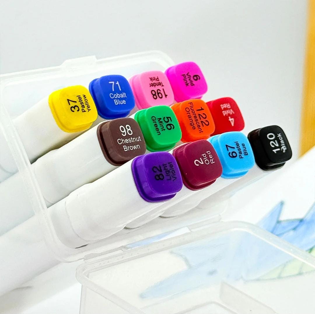 Dual Tips Pen 12 Pcs