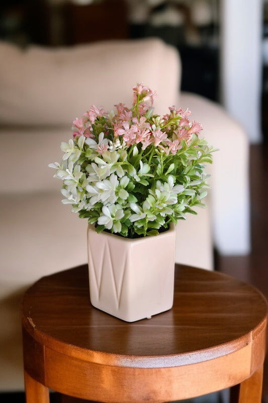 Customize Imported  Flower With Ceramic Pot