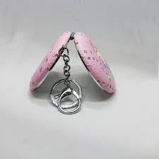 Personalized Unicorn Mirror Keychain