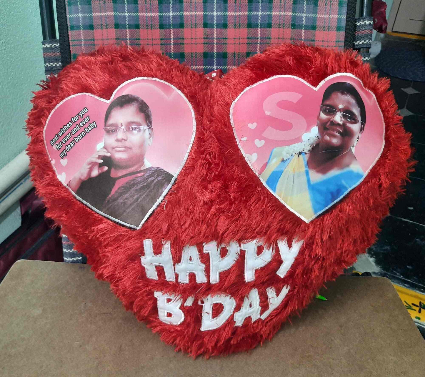 Customized heart shape pillow
