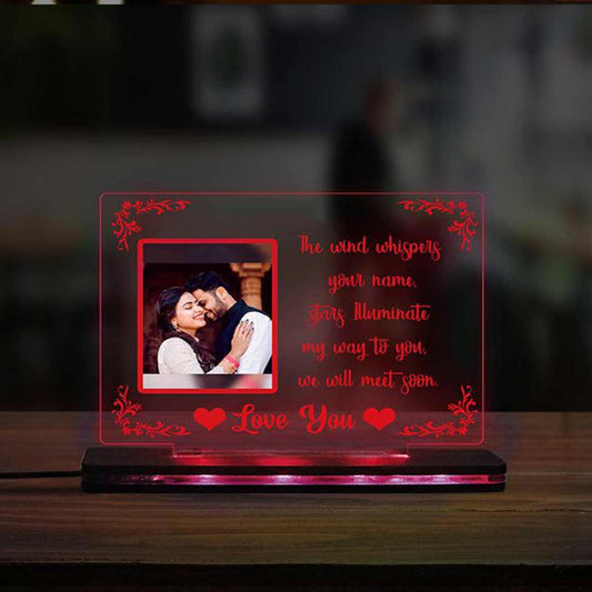 Acrylic Multi-Led Table Lamp For Love Partners