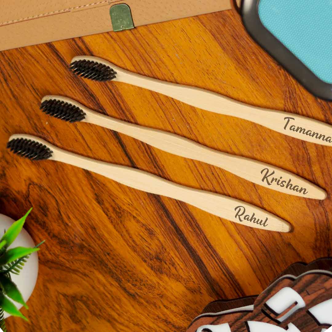Personalized Bamboo Toothbrush