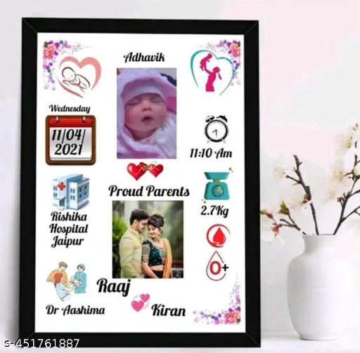 New born Baby Birth Photo Frame photo frame