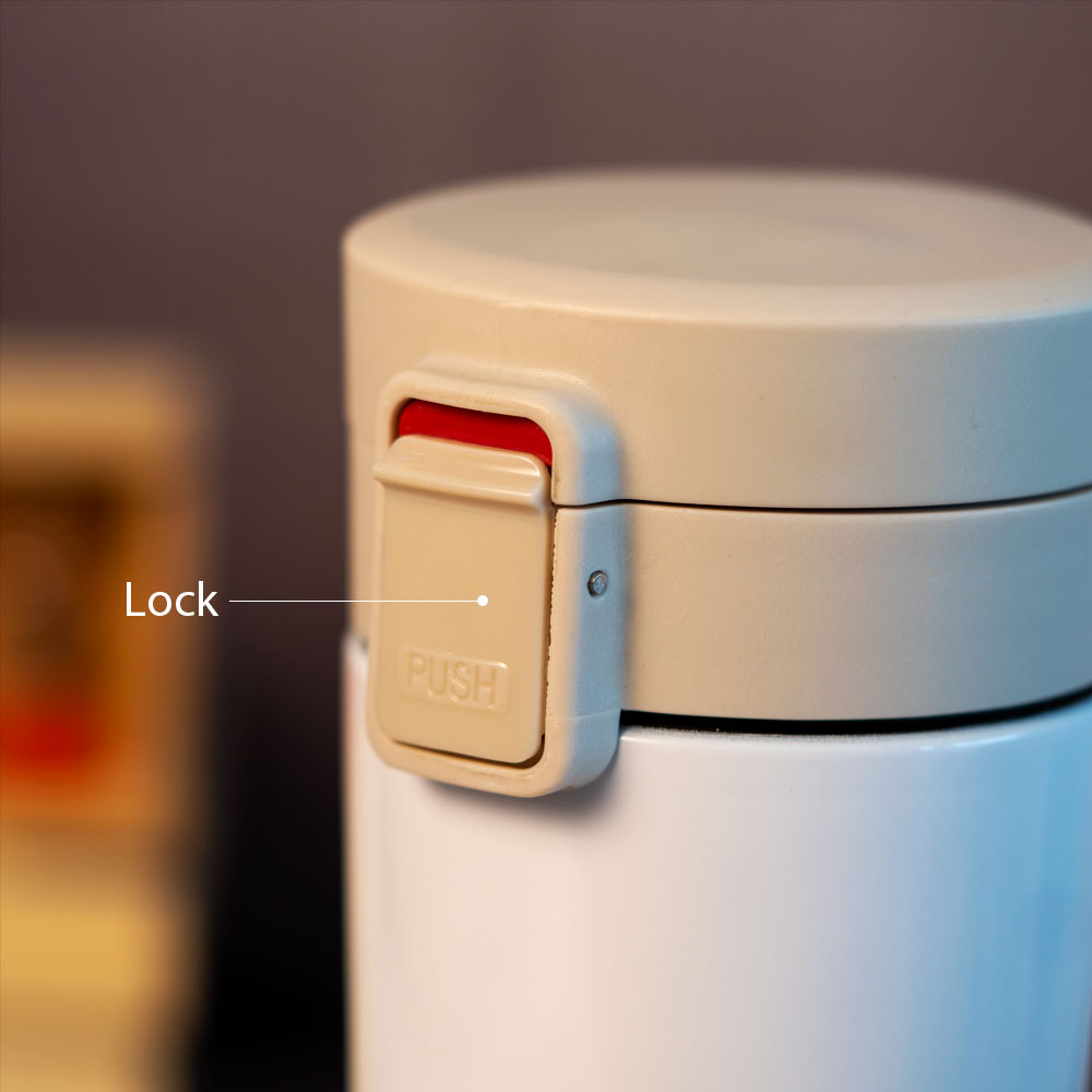 White Stainless Insulated Coffee Mug Or Water Bottle