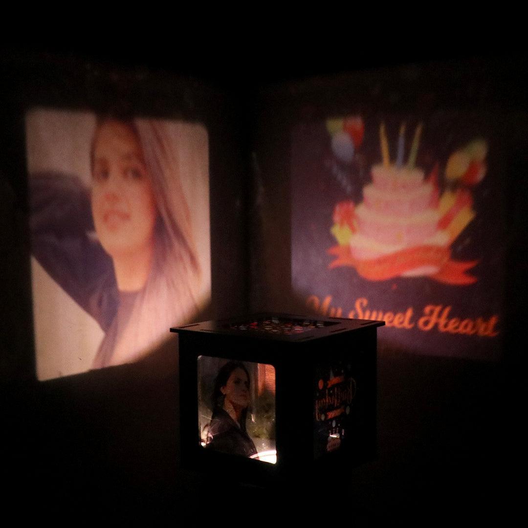 Customize Rotating Shadow Box with Picture | Love Craft Gift