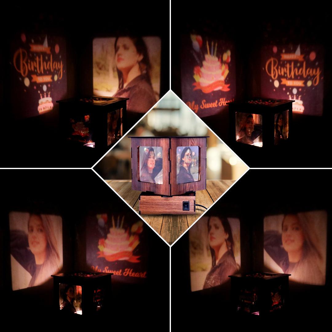 Customize Rotating Shadow Box with Picture | Love Craft Gift