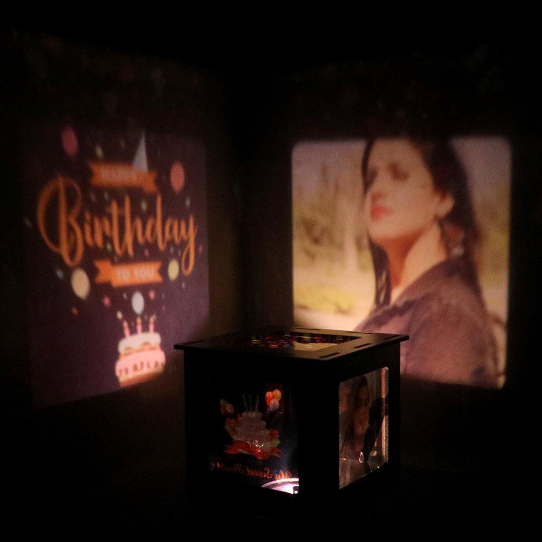 Customize Rotating Shadow Box with Picture | Love Craft Gift