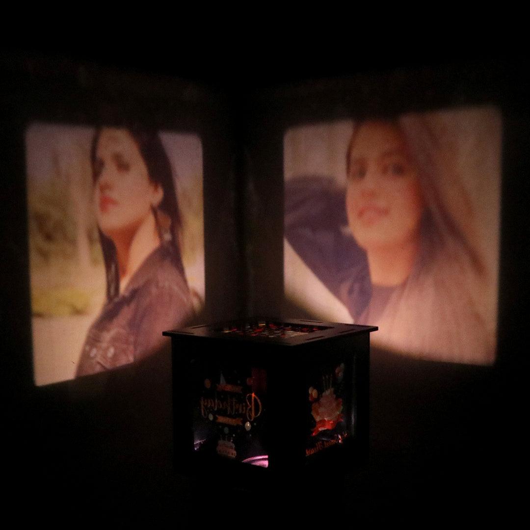 Customize Rotating Shadow Box with Picture | Love Craft Gift