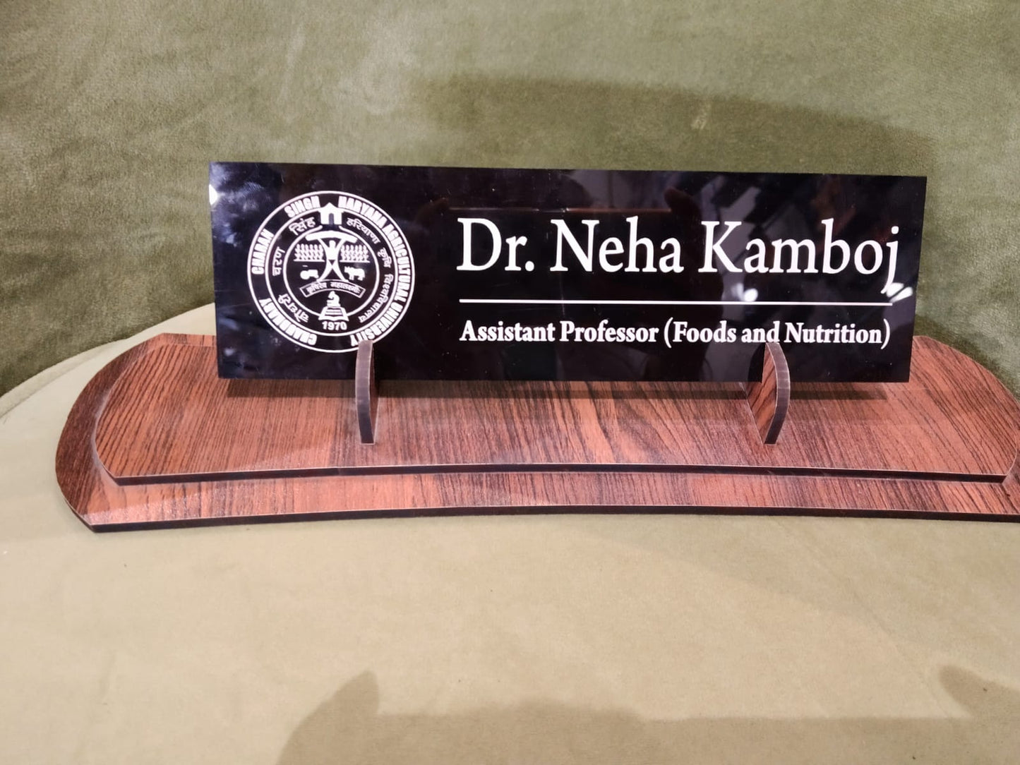 Professional Desk Name Plate