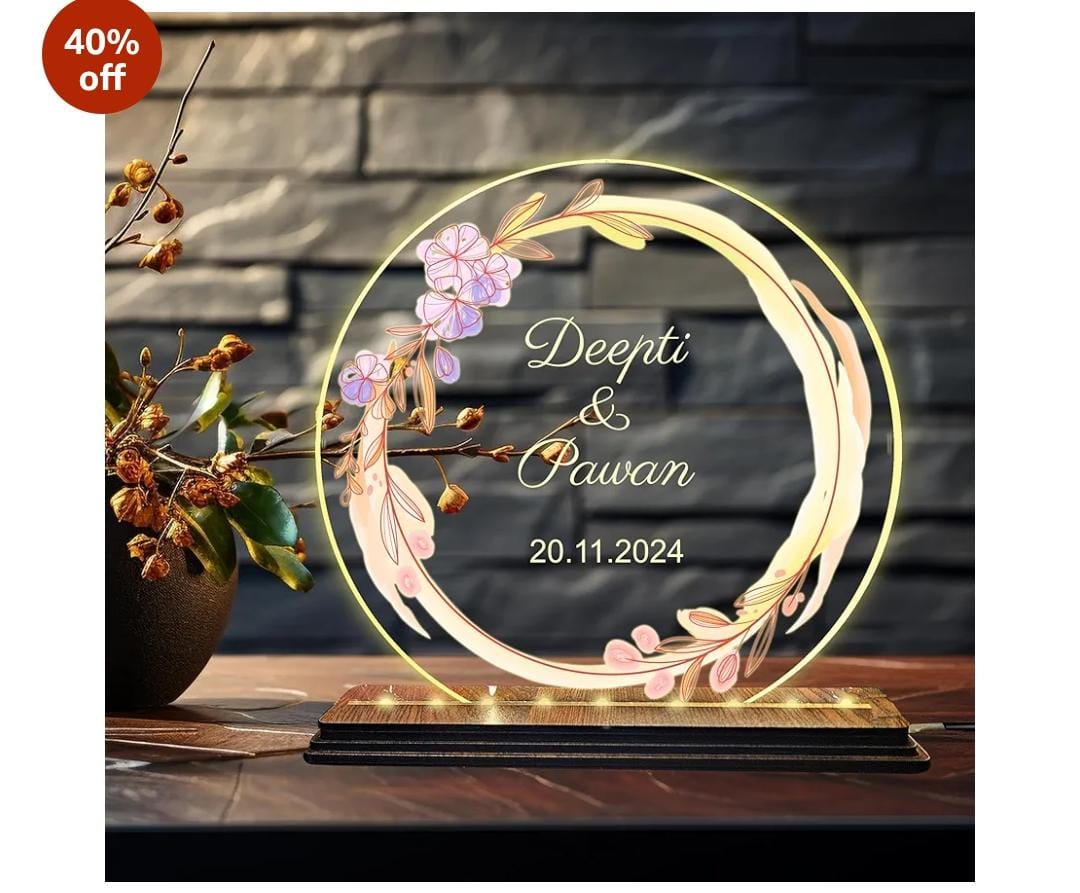 Customized Couple LED Table Lamp....