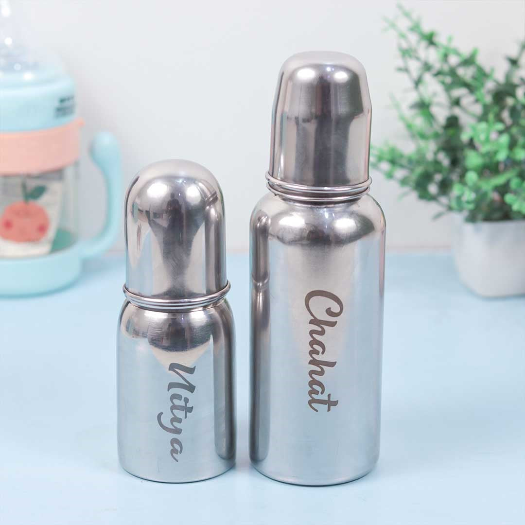 Customise Steel  Baby Milk Bottle