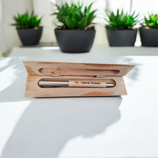 Customize Wooden desk name plate