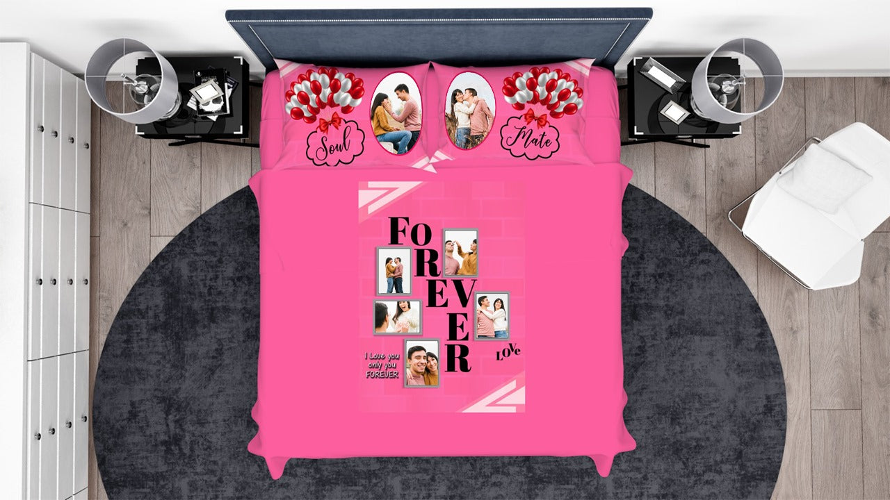 Customise Velvet + Satin Bedsheet .