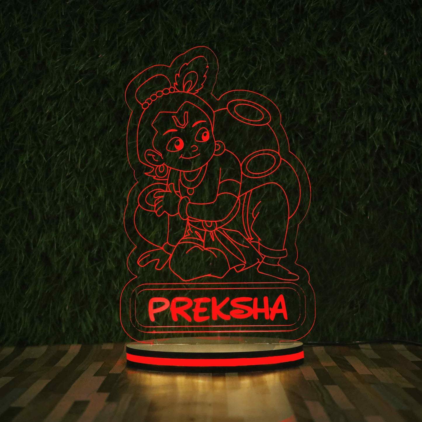 3d Acrylic Krishna LED Lamp